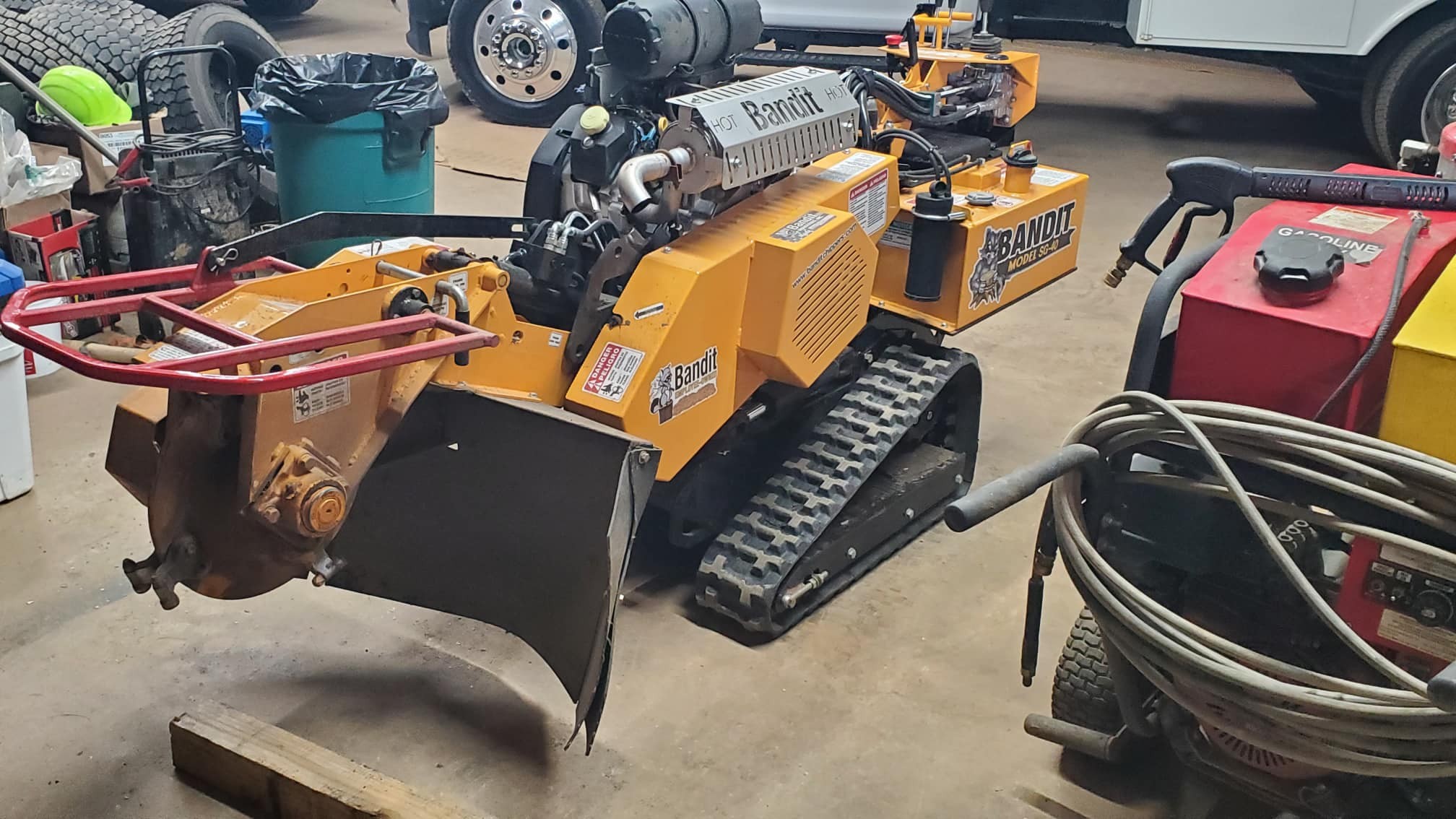 Rent the Bandit SG40Tracked Stump Grinder J Creek Equipment Rental, LLC